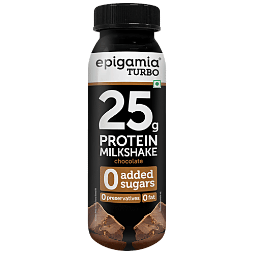 Epigamia Turbo Chocolate + Turbo Cookies & Cream + Turbo Vanilla Caramel , each 250 ml, Combo 3 Items