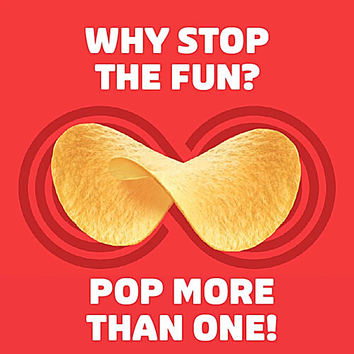 Pringles Potato Chips Original Flavour - Classic Salted, 2x40 g Multipack 