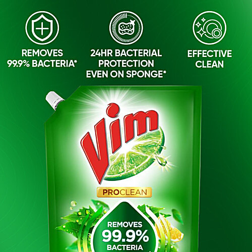 Vim ProClean Neem Dishwash Gel, 2x1.7 L (Multipack) 