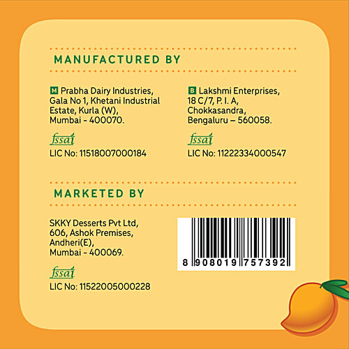 Go Zero Zero Sugar Range Mad Over Mango Ice Cream, 4 x 100 ml Multipack 