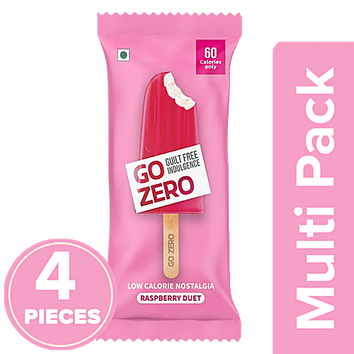Buy Go Zero Raspberry Duet Low Calorie Ice Cream Online at Best Price