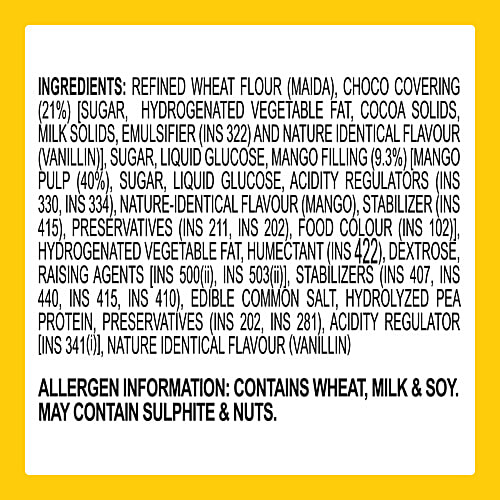 Orion Choco Pie - Centre Filled Biscuit, Real Mango Flavour, 2 x 336 g Multipack 