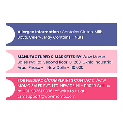 Wow! Momo Masala Chicken Momos - Buy 1 Get 1 Free, 2 x 10 pcs Multipack