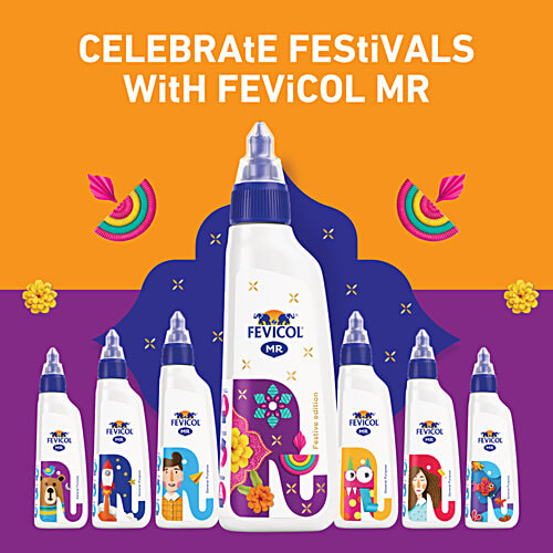 Fevicol MR General Purpose Adhesive, 3x200 g Multipack For Arts, Crafts, Homes & Offices, Quick-Drying Formula, Mess Free Nozzle, Pen Like Grip