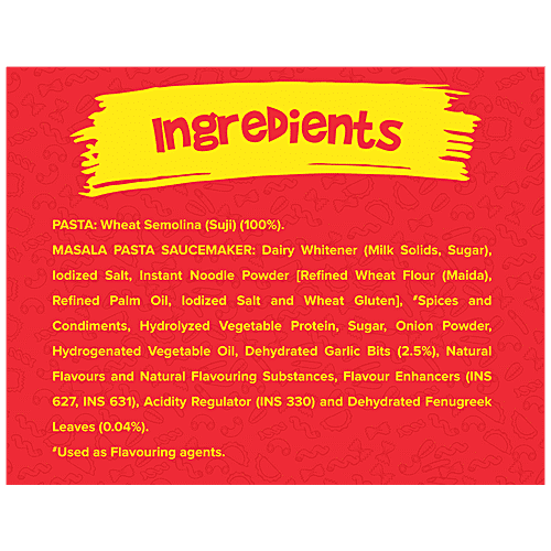 Sunfeast YiPPee! Masala Pasta Treat, 3x70 g (Multipack) Made with Suji, Not Fried, No Maida, Rich in Protein