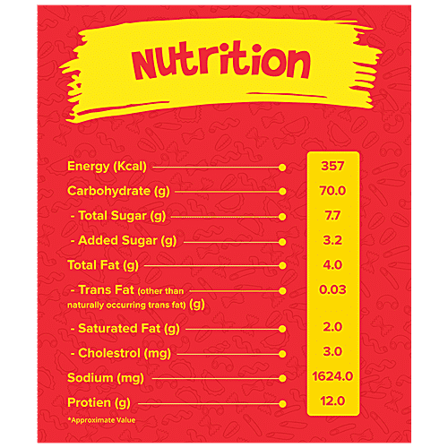 Sunfeast YiPPee! Masala Pasta Treat, 3x70 g (Multipack) Made with Suji, Not Fried, No Maida, Rich in Protein