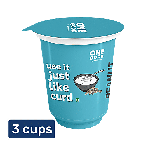 One Good Peanut Curd, 3 x 450 g Multipack