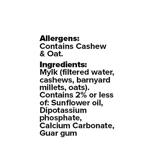 One Good Cashew Oats Mylk - Plant Based, No Sugar, 3 x 200 ml Multipack