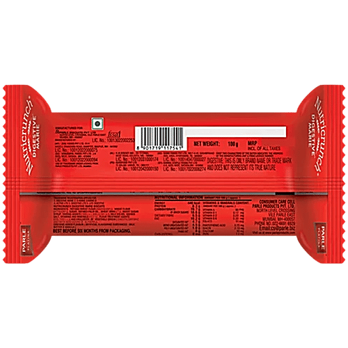 Parle Platina Nutricrunch Digestive Marie Biscuit - Rich In Fibre, Iron & Vitamins, 2 x 100 g Multipack 