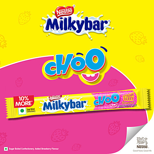 Nestle Milkybar Strawberry Creamy Treat, 6x11 g (Multipack) 