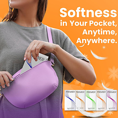 Premier Paper Handkerchief - 2 Ply, 2x(10x15 Pulls) (Multipack)