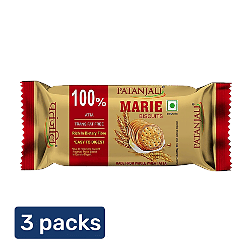 Patanjali Marie Biscuits, 3x70 g (Multipack) 