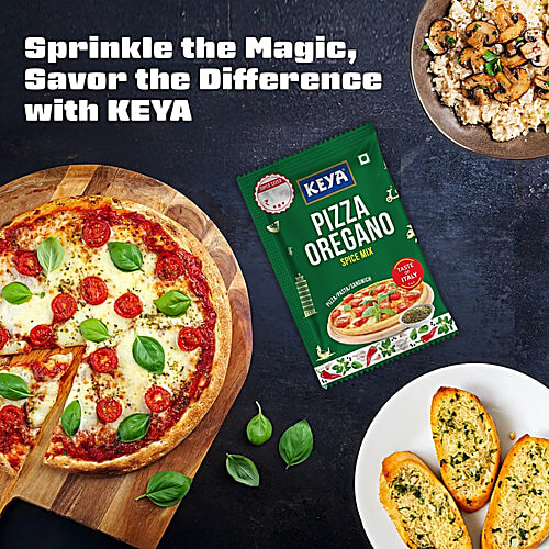 Keya Pizza Oregano Seasoning For Italian Dishes, 2 x 8 g Multipack
