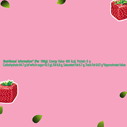 Fruit-Tella  Strawberry Flavour Chewy Toffee Stick - With Fruit Juice, 2 x 45 g Multipack 