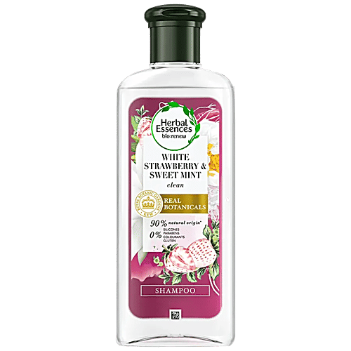 Herbal Essences White Strawberry & Sweet Mint Shampoo 240 ml + Conditioner 240 ml, Combo 2 Items