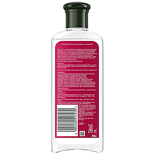 Herbal Essences White Strawberry & Sweet Mint Shampoo 240 ml + Conditioner 240 ml, Combo 2 Items