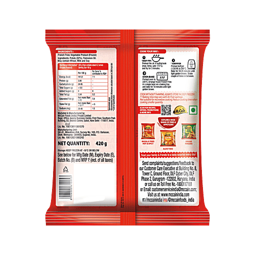 McCain French Fries, 2x420 g Multipack 