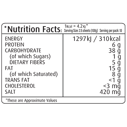 Switz Puff Dough Squares, 4 x 400 g Multipack 