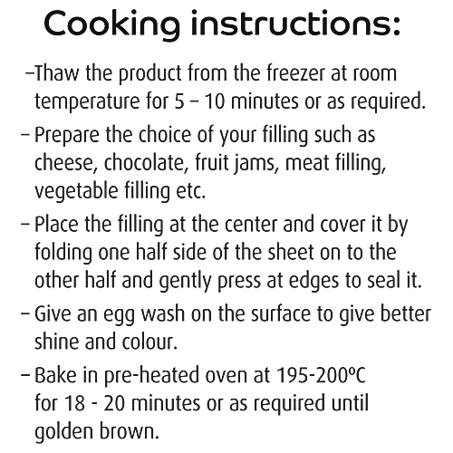 Switz Puff Dough Squares, 4 x 400 g Multipack 