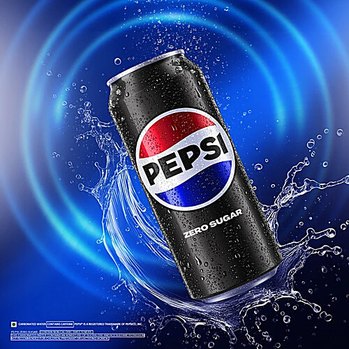 Pepsi Zero Sugar Soft Drink, 4 x 300 ml (Multipack) 