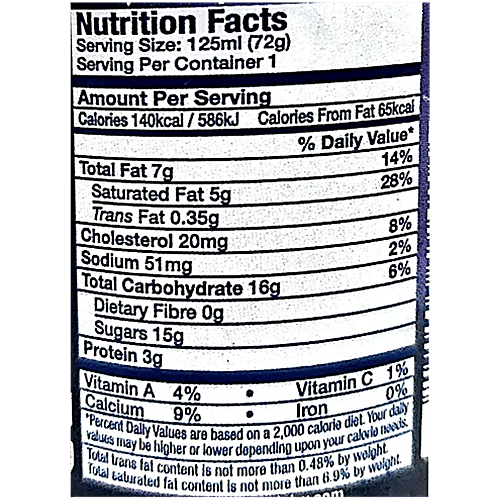 London Dairy Premium Ice Cream - Vanilla, 2 x 125 ml Multipack