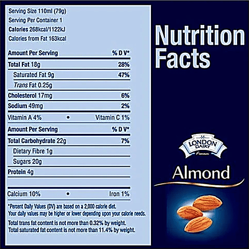 London Dairy Premium Ice Cream Stick - Chocolate Almond, 4 x 110 ml Multipack