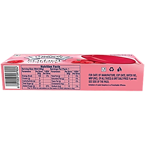 London Dairy Raspberry Sorbet Stick, 4 x 90 ml Multipack