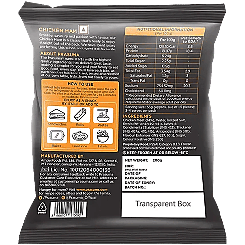 Prasuma Chicken Ham, 2 x 200 g (Multipack)