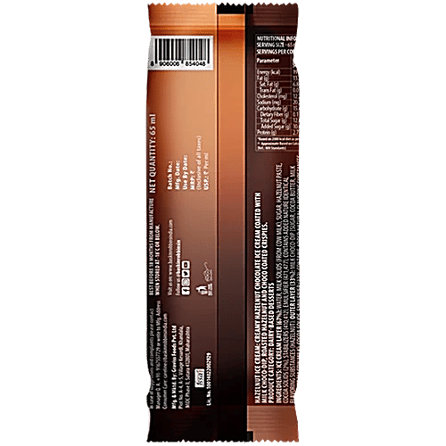 Baskin Robbins Hazelnut Ice Cream, 2 x 65 ml Multipack 