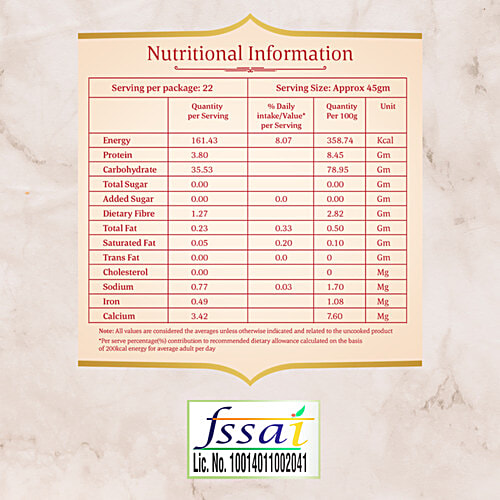 Daawat Super Basmati Rice, 2x1 kg (Multipack) Fluffy Long Grains, Cooked Grain upto 20mm