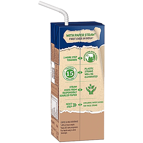 Nescafe  Choco Mocha Chocolate Flavoured Milk, 2x180 ml (Multipack) Double-Toned Milk, Refreshing & Satisfying Beverage