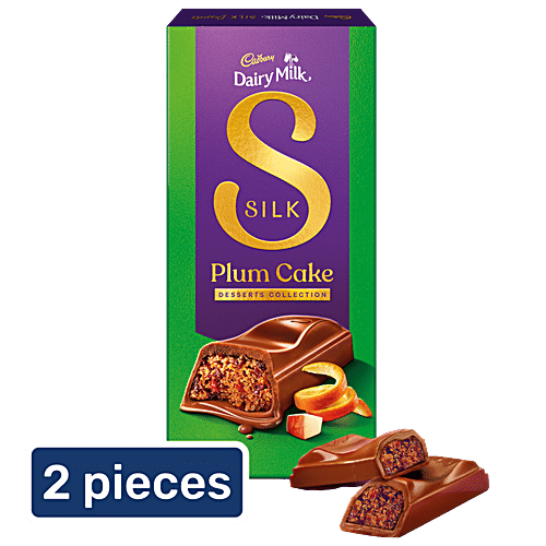 bb Combo Silk Desserts Plum Cake Small & Fresho Rose Red Flower 1 pc, Combo 2 Items 