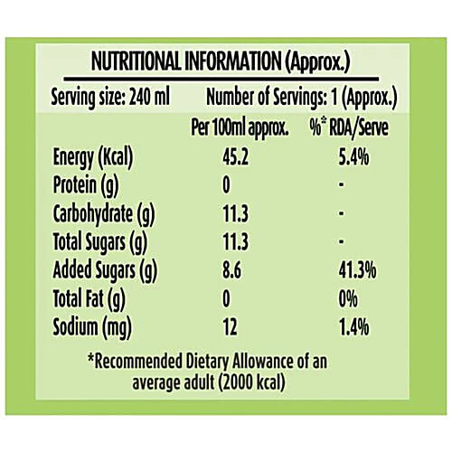 Del Monte Fruit Drink - Green Apple, 2 x 240 ml Multipack 