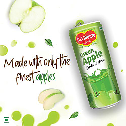 Del Monte Fruit Drink - Green Apple, 2 x 240 ml Multipack 