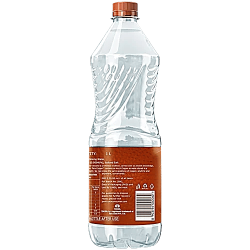 Tata  Copper+ Water With Goodness Of Copper, 6x1 L (Multipack) 