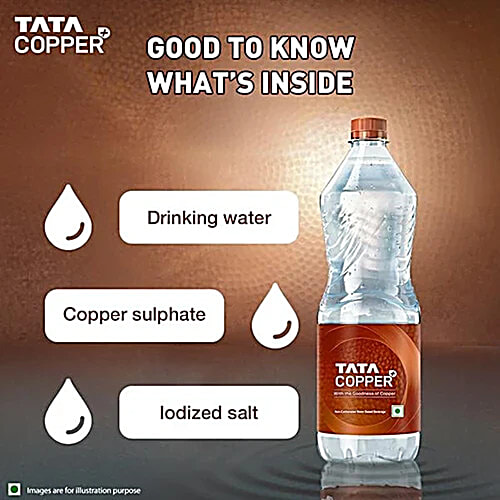Tata  Copper+ Water With Goodness Of Copper, 6x1 L (Multipack) 