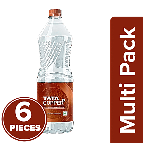 Tata  Copper+ Water With Goodness Of Copper, 6x1 L (Multipack) 