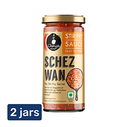 Ching's Secret Schezwan Stir Fry Cooking Sauce, 2x250 g (Multipack)