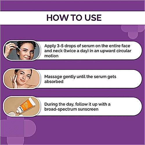 The Derma Co 10% Vitamin C Face Serum - Niacinamide & Hyaluronic Acid, 2x30 ml (Multipack)