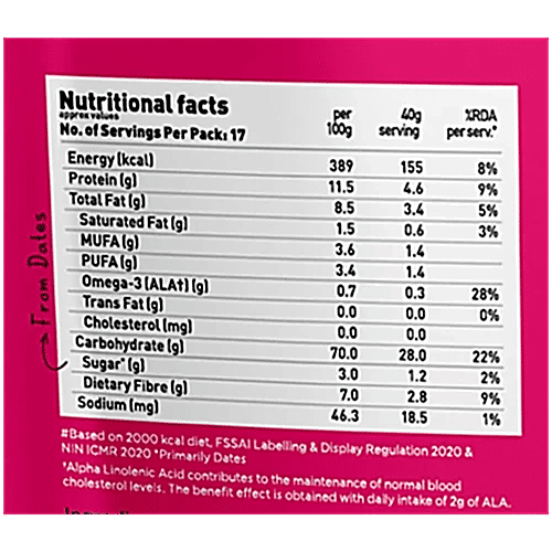 Yoga Bar Fruits, Nuts & Seeds Super Muesli, 2x700 g (Multipack) Rich in Protein, 93% Whole Grains/Dry Fruits/Nuts & Seeds