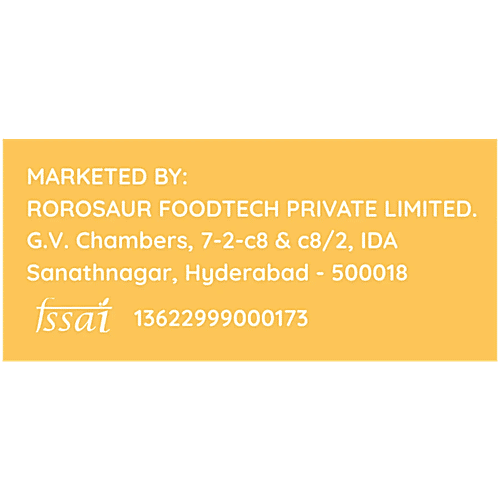 Rorosaur Muskmelon Mango Puree For Infants - 6+ Months, 3x100 g (Multipack) Ready to Eat Cereal & Porridge for Little One, Rich in Vitamins/Minerals/Proteins, No Added Sugar/Salt/Preservatives