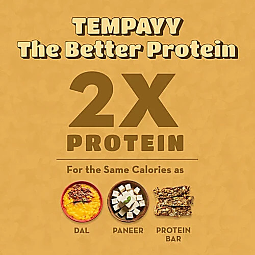Hello Tempayy Tawa Masala Soy Tempeh Crumbles With 14 g Protein, 3x75 g (Multipack)