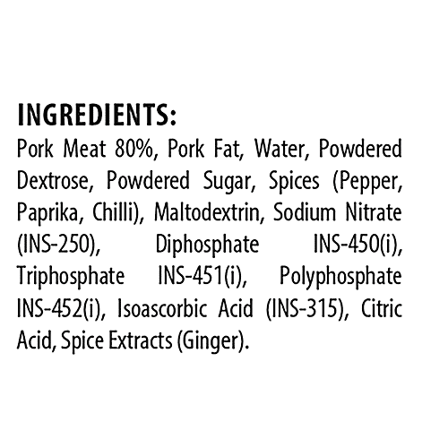 MeisterWurst Pork Bockwurst Smoked Sausage, Pork Meat 80%, No Soya, 2x200 g (Multipack) No Soya, No MSG, No Added Artificial Colours