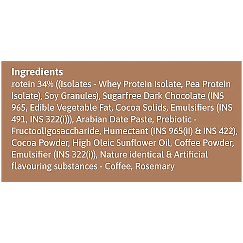 Phab Mocha Nut Fudge 18 g Protein Bar, 6x35 g (Multipack) 