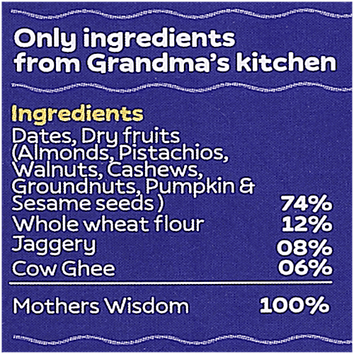 Mama Nourish Dryfruit Laddubar Mini, 2x17 g (Multipack)