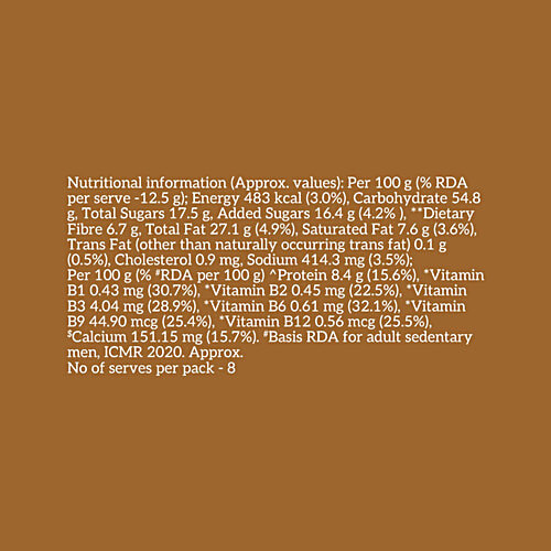 Right Shift Jaggery Ragi Cookies With Almond & Seeds - No Palm Oil, 0% Maida, 3x100 g (Multipack) Rich in Fibre, Source of Protein & Calcium, Source of 6 B Vitamins