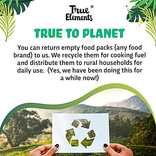 True Elements Roasted Mixed Seeds - Pumpkin, Sunflower & Flax, 2x125 g (Multipack) High Protein, Very Low Sodium