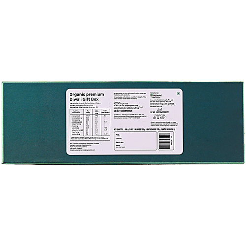 bb Royal Organic Premium Dry Fruit Collection - Almonds, Cashew, Raisins, 2x450 g (Multipack)