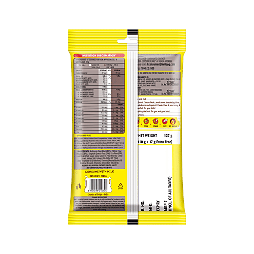 Kellogg's Multi Grain Chocos, 127 g  More Chocolatey, No Maida, Power of 5 nutrients