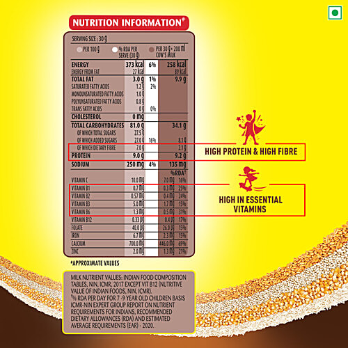 Kellogg's Multi Grain Chocos, 127 g  More Chocolatey, No Maida, Power of 5 nutrients